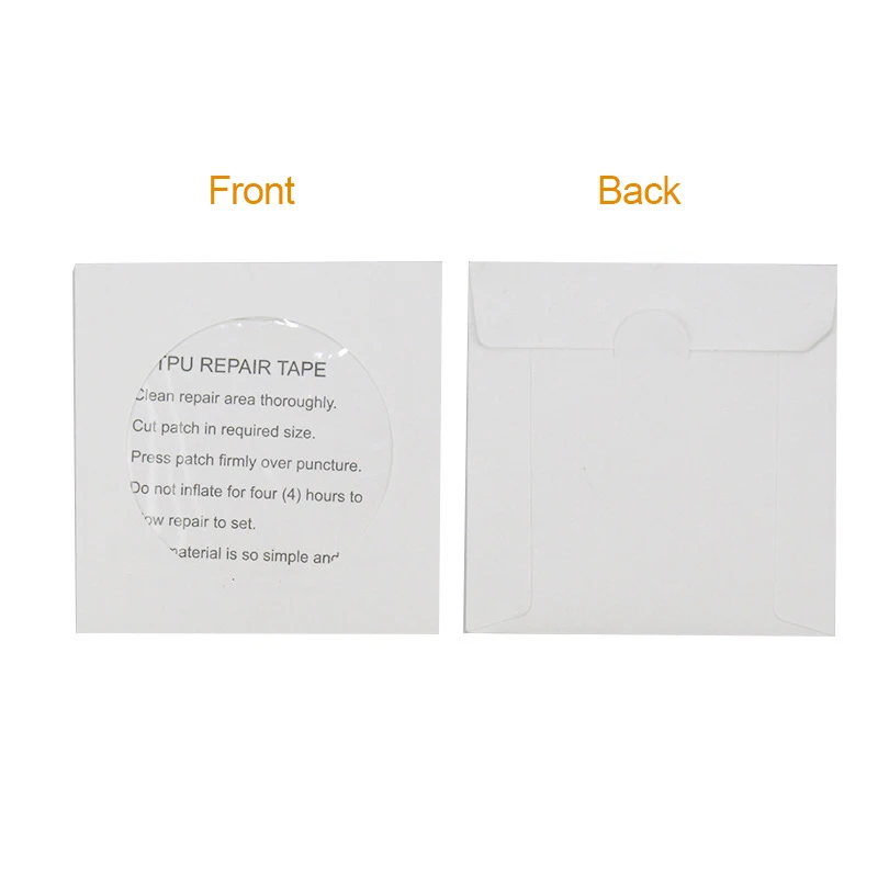 Outdoor Tent Repair Tape Waterproof Patch Camping Self Adhesive Portable Transparent Cloth Patches TPU Multifunctional Sticker