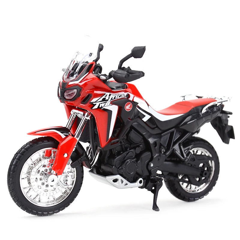 Maisto-Modèle de moto Honda Africa Twin DCT Leges, véhicules moulés sous pression, jouets de loisirs de collection, 1:18