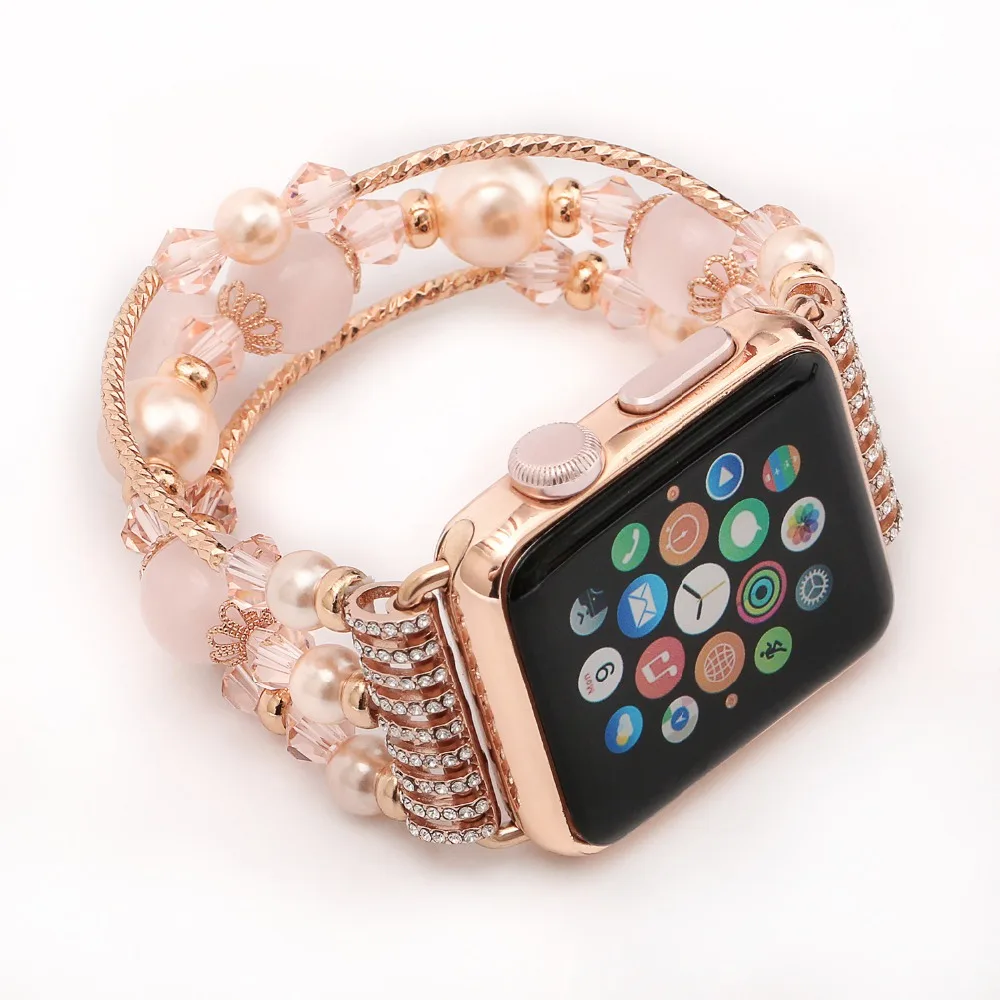 Link bracelet strap For Apple watch band SE/6/5/4/3/2/1 38mm 44 mm iwatch band 42mm 40mm DIY wrist band Correa gift for Women