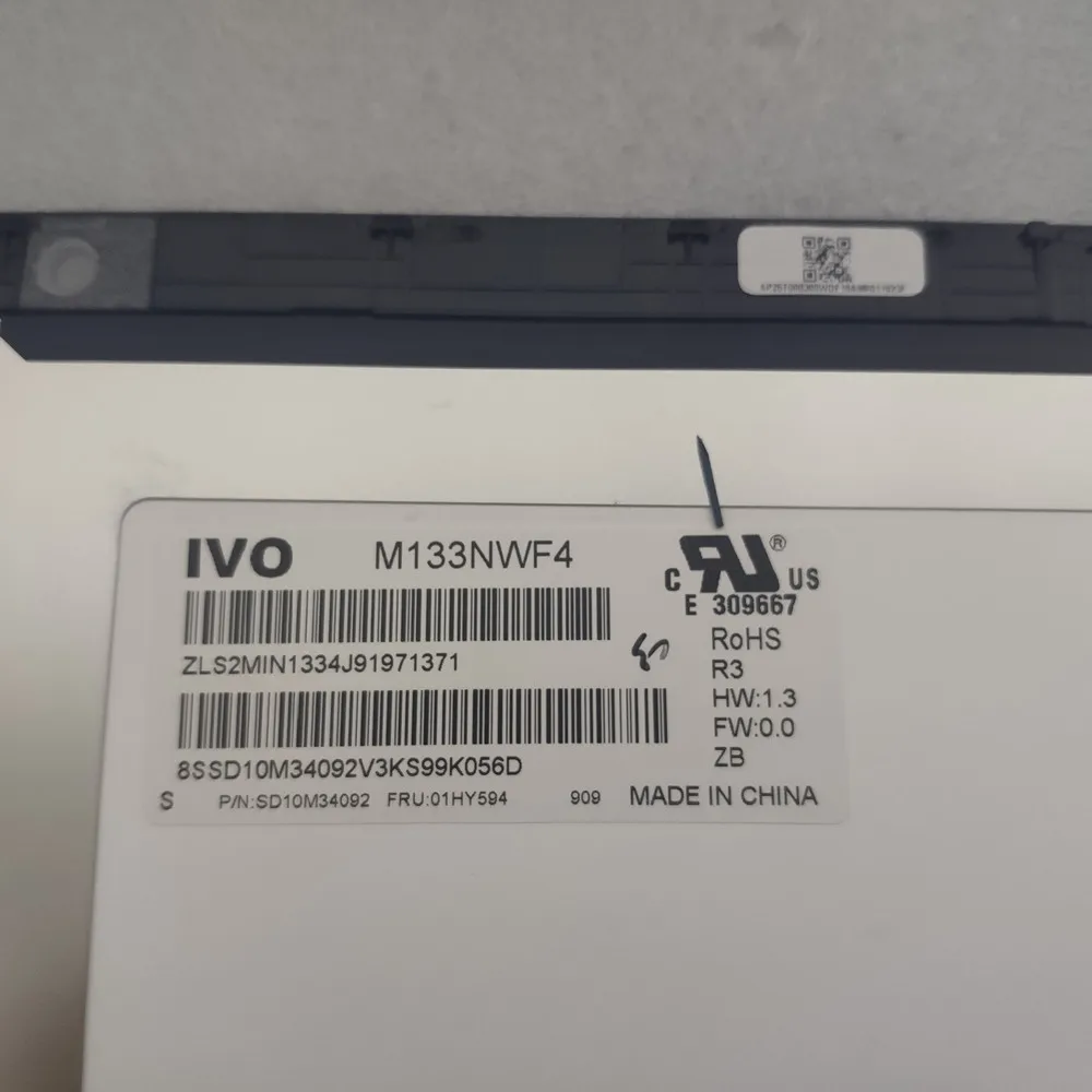 Imagem -05 - Yoga Screen Substituição para Lenovo Tela Lcd Matriz Digitalizador para Thinkpad Substituição de Exibição 133 em X380