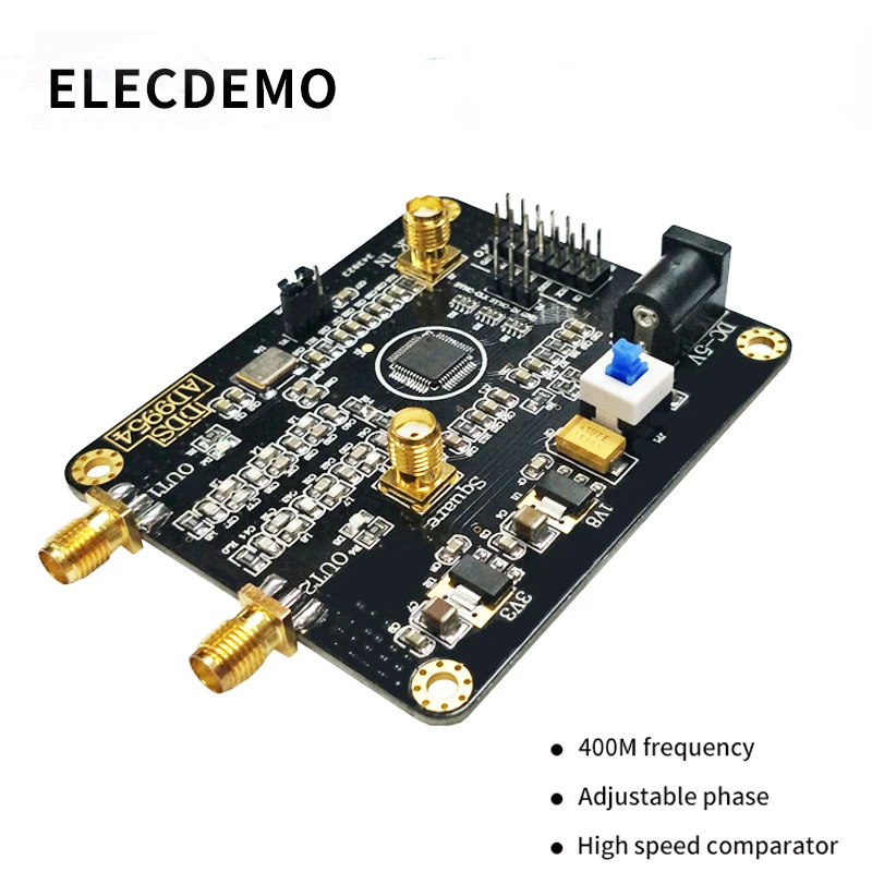 AD9954 DDS module signal generator module sine wave square wave RF signal source 400m main frequency