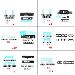 Microfono dell'altoparlante più forte della rete della polvere del Set completo per 6S 7 8Plus X XS 11 Pro Max schermo antipolvere griglia filtro antipolvere parti di riparazione