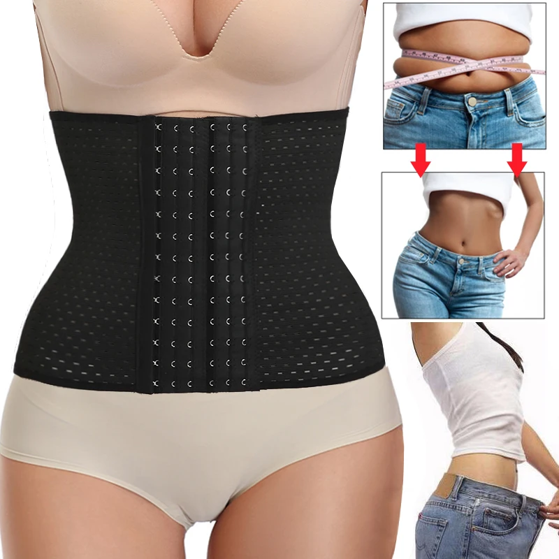 

Classic Waist Trainer Body Shaper Breathable Tummy Control Slimming Belt Corset Hourglass Shapewear Women Adjustable Sheath Band