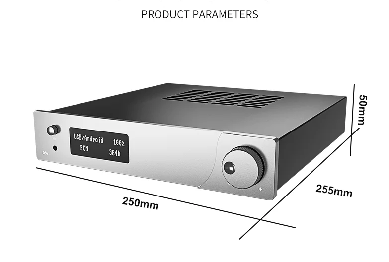 Nova quanxiang/ds6 febre alta fidelidade de áudio dac lossless 9038pro decodificador duro