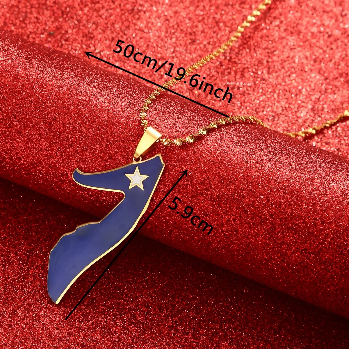 Somalia Map Pendants & Necklaces Silver Color Gold Color Jewelry For Women Men Somaliland