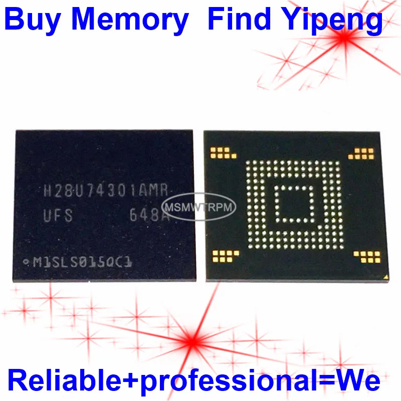 H28U74301AMR 153FBGA UFS2.1 2.1 64GB Mobilephone Memory New Original and Second-hand Soldered Balls Tested OK