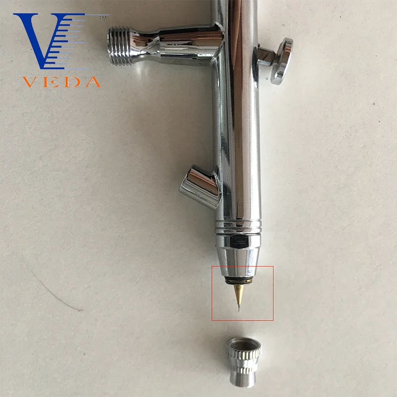 Airbrush Accessories 0.3/0.5/0.8mm Nozzle with Nozzle Cap suitable WD-182 WD-119T WD-187 Professional Tools