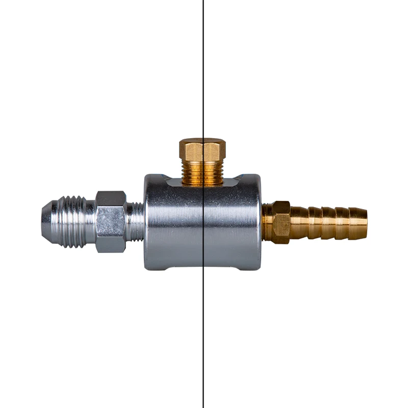 High Quality 1/8 NPT Fuel Pressure Gauge Adaptor Kit for Fuel Injection Systems, Auto Performance Parts, Fuel System Monitoring