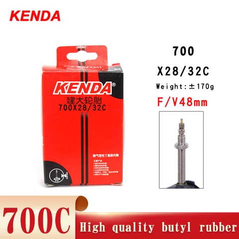 KENDA Внутренняя камера для велосипеда 700C Бутил