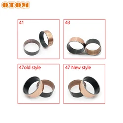 OTOM Motorcycle 41mm 43mm 47mm Front Shock Absorber Maintenance Fork Bushing Positive And Reversed For KTM HONDA T6 K6 Universal