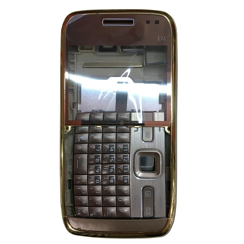 ZUGZUC New Full Housing For Nokia E72 Complete Housing Cover Of Mobile Phone + Keyboard E72 Полный корпус