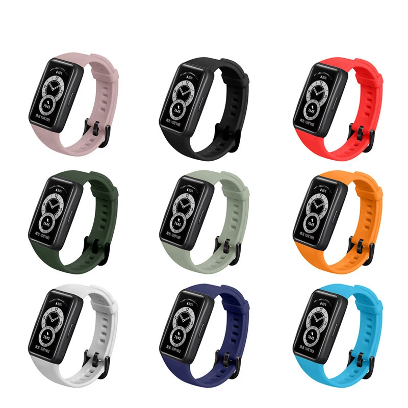 Honor Band 6 Strap Silicone Watchband For Huawei Honor Band 6 Women Men Bracelet Fitness Loop Smart Watch Wrist Strap