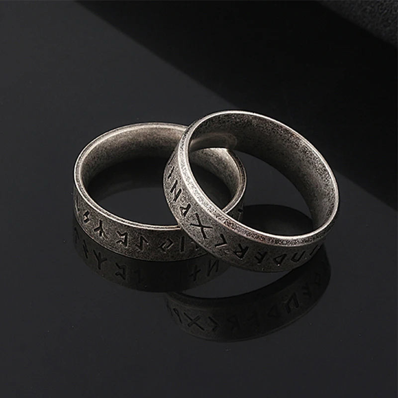 16 Stainless Steel Odin Viking Amulet Ring For Men Women Fashion Jewelry