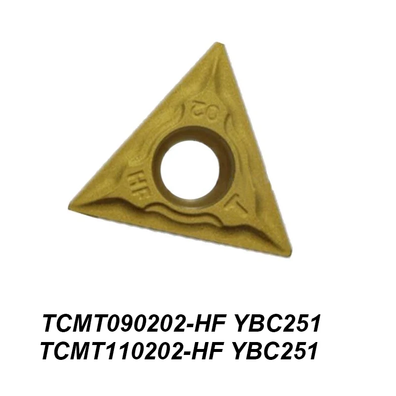 Imagem -02 - Pastilha de Metal Duro Cnc Original Tcmt 090202 090204 110202 Tamanhos de Tamanhos Coloridos Yb251