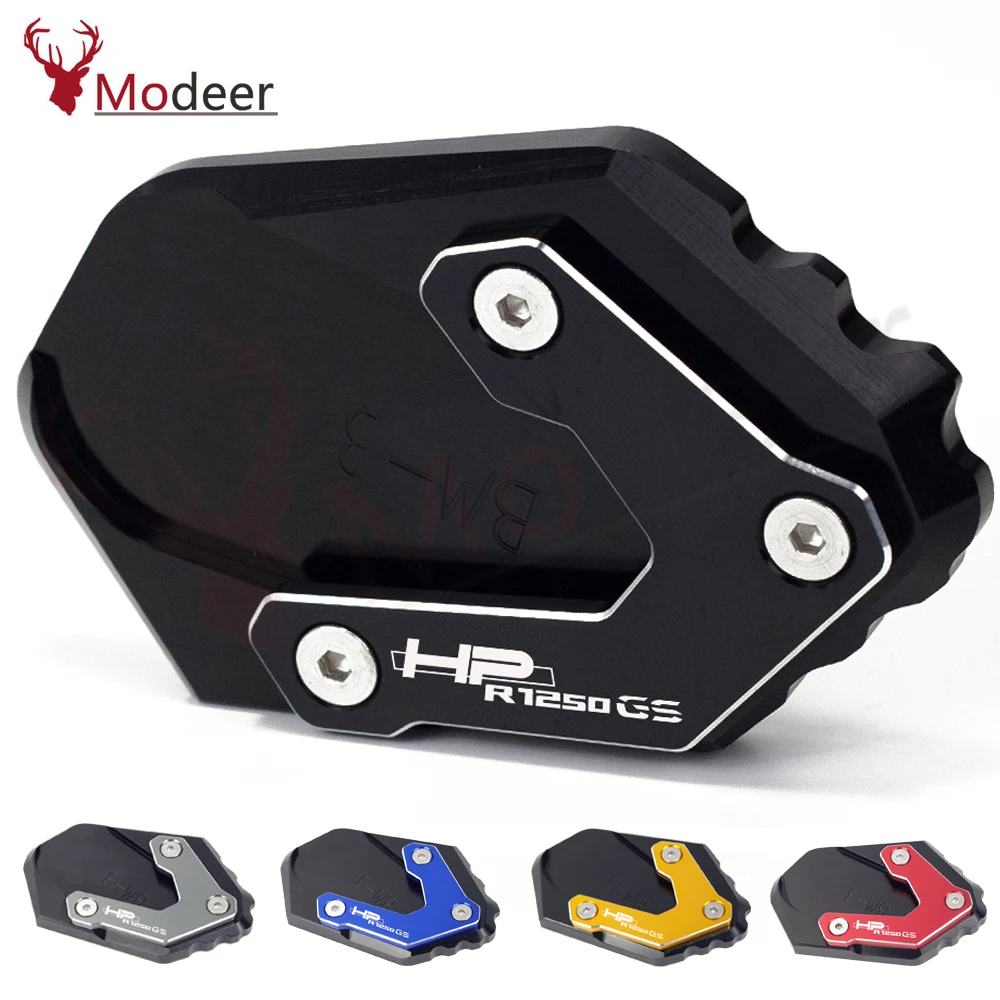 HP R1250GS Motorcycle Side Stand Enlarge Extension Kickstand For BMW R1250 GSA R 1250 GS R 1250GS HP Adventure Low Suspension