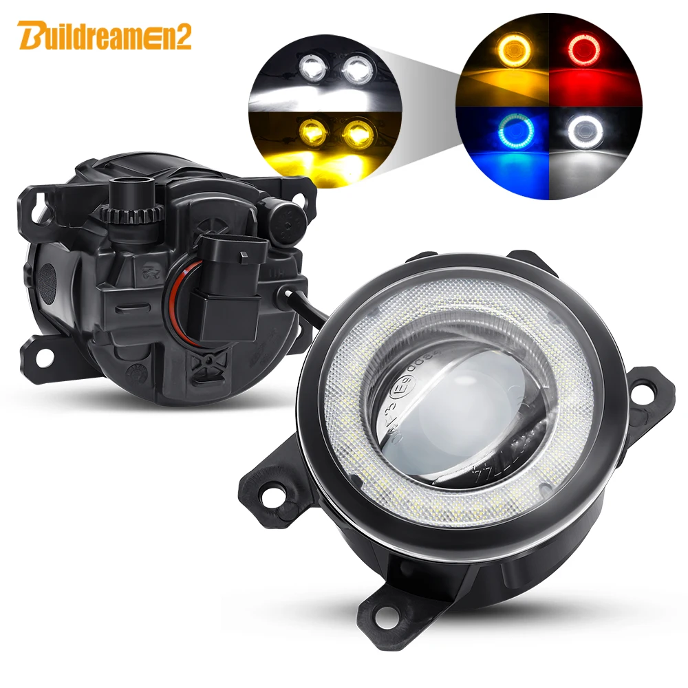 2 X Car Angel Eye LED Lens Fog Light Daylight DRL For Opel Vectra Corsa Astra Signum Zafira Tigra Agila (Only Fit OPC VXR Model)