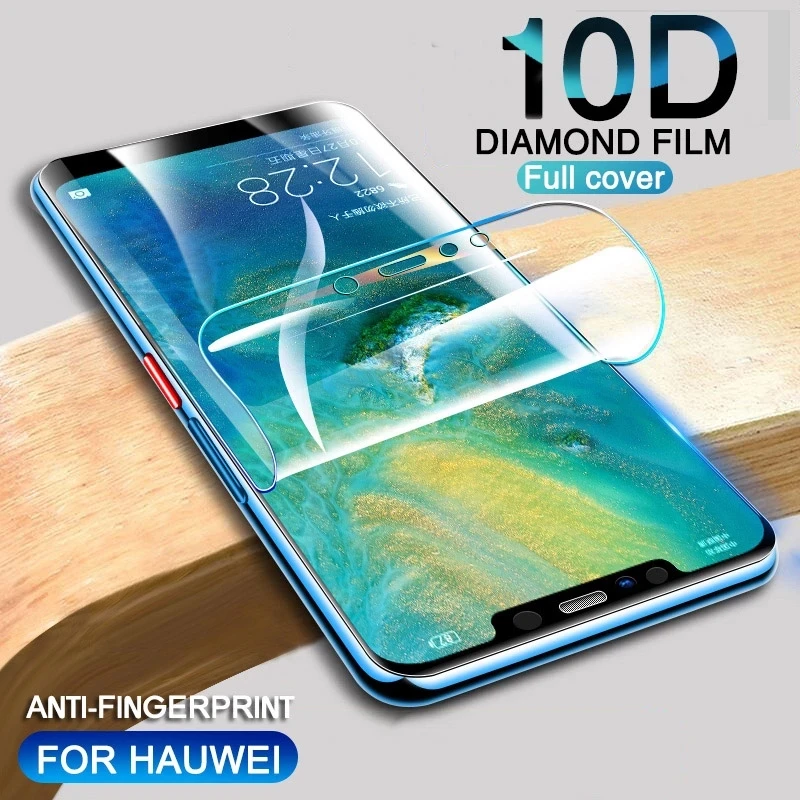 9H Protevtive Hydrogel Film for Huawei p30 lite P 30 P20pro p40lite E P40 Screen Protector on Huawei p30lite p20light P10 Plus