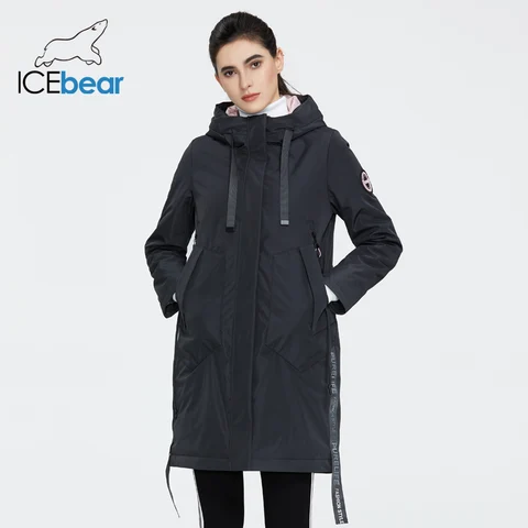 Женское пальто ICEbear с утеплителем, стильное и теплое — изображение продукта
