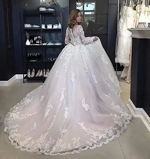 Robe de mariée de luxe en Tulle Organza blanc brillant, Sexy, tenue de bal gitane, 2020