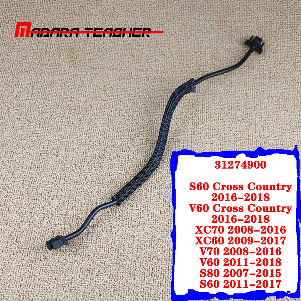 Engine Car New Cooling-Vent Hose 31274900 For Volvo S60 S80 V70 XC60 XC70 2007 2008 2009 2010 2011 2012 2013