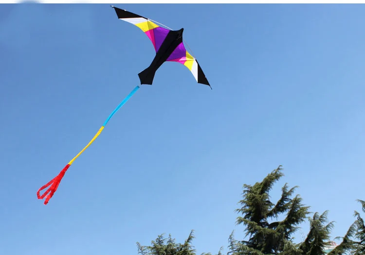 High Quality  NEW Toy 2.4M Power  Bird Kites With Handle Line Nylon Good  Flying