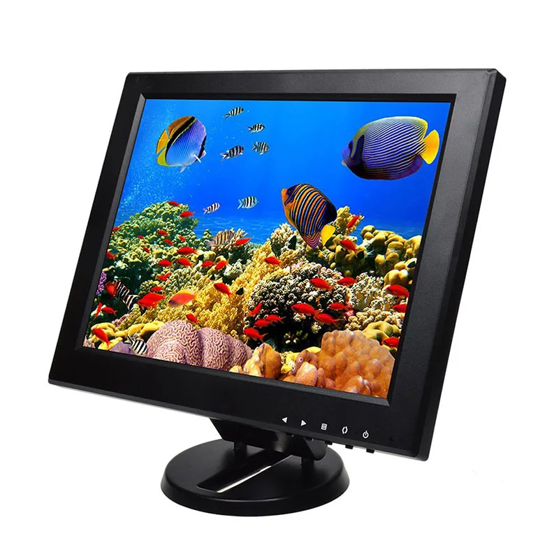 Factory Price 12 Inch Industrial Display With Multifunction Interfacer LCD Monitor Built-In Speakers