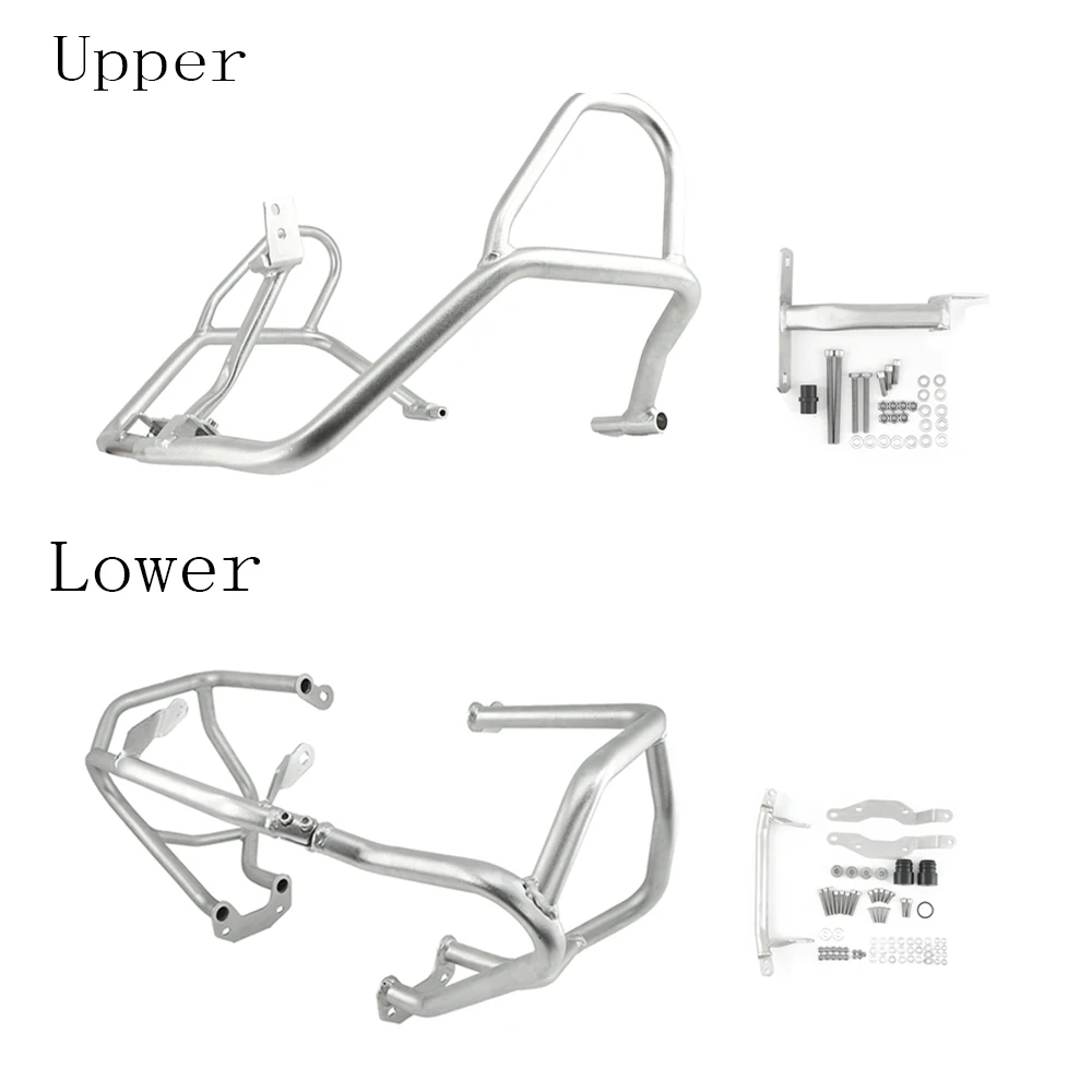 For BMW R1200GS R1250GS R1250 R1200 GS GS1200 GS1250 2014-2021 Engine Guard Bumper Upper Lower Frame Crash Bar Protector Highway