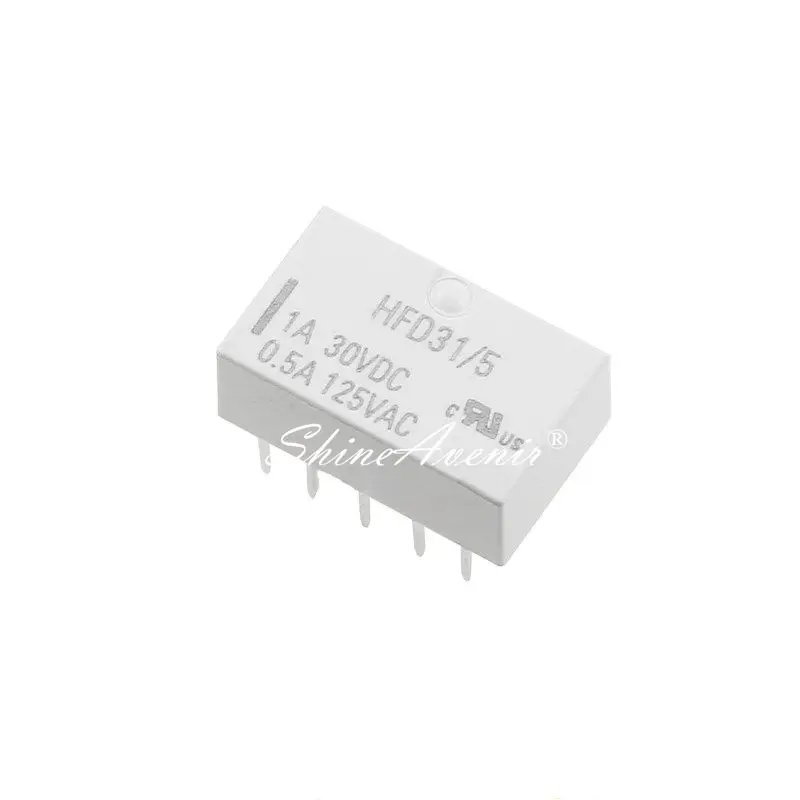 10PCS Relay HFD31/5 HFD31/5-S 5V 12V 24V HFKA-012-2ZST 10PIN New Original in stock