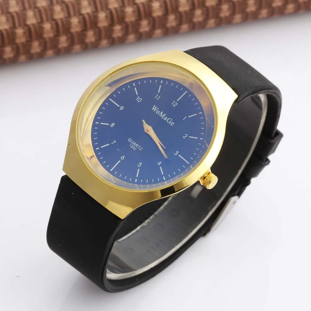 

WOMAGE Men Watches Men Sports Watches Luxury Gold Quartz Watches Silicone Watches relogio masculino reloje hombre montre homme