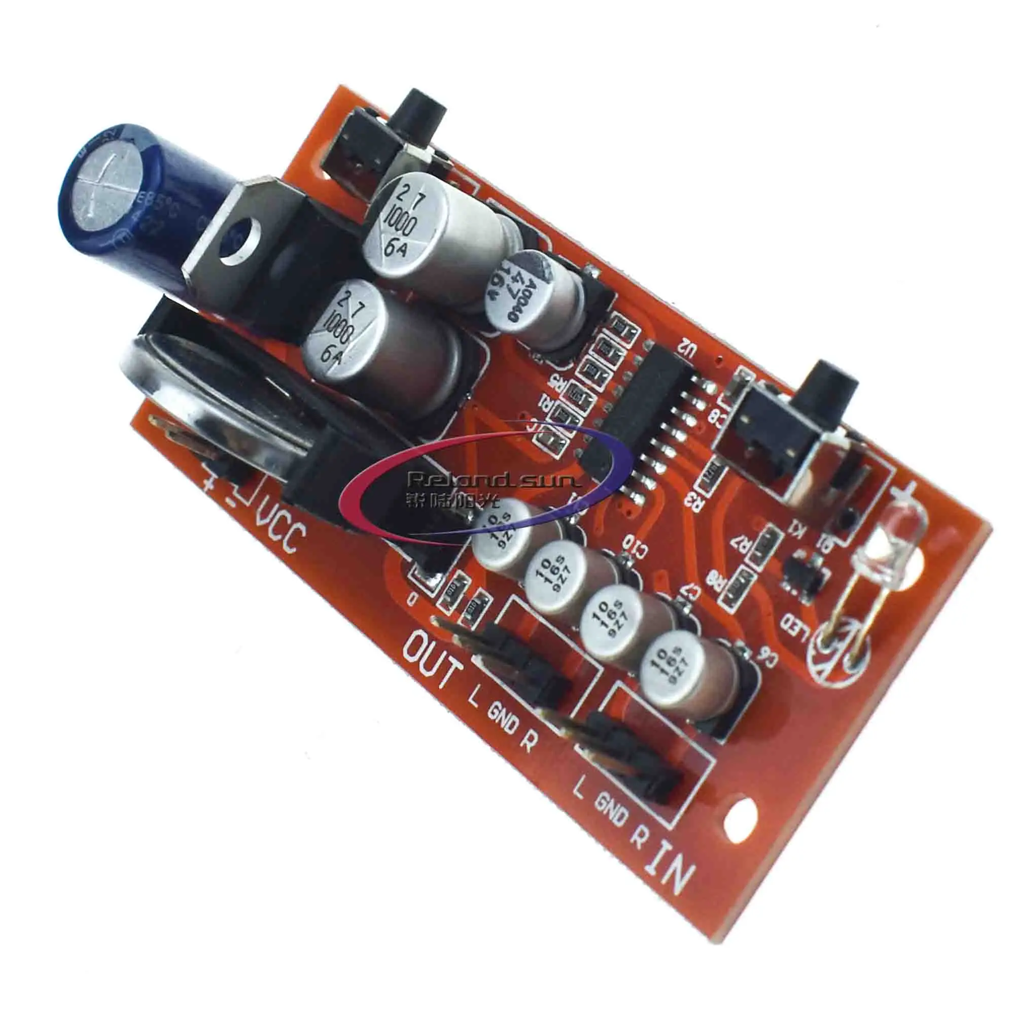 Electronic volume control panel. Digital volume potentiometer - with power off memory function