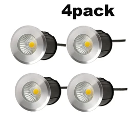 4PCS 110V220V 12V LED Underground Light Ground Garden Path Floor Lamp Outdoor Underground Buried Yard Lamp Landscape Light
