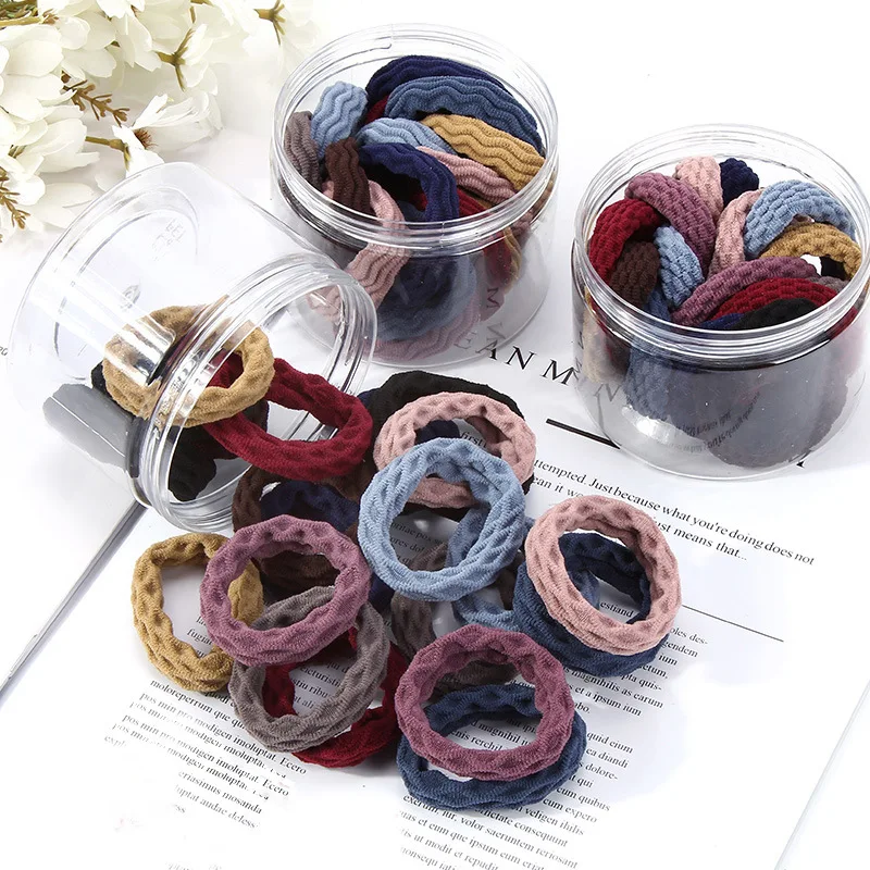 10PCS/Lot Women Girls Nylon Elastic Basic Hair Bands Ponytail Holder Rubber Bands Scrunchie Headband Hair Accessories Cute Gifts