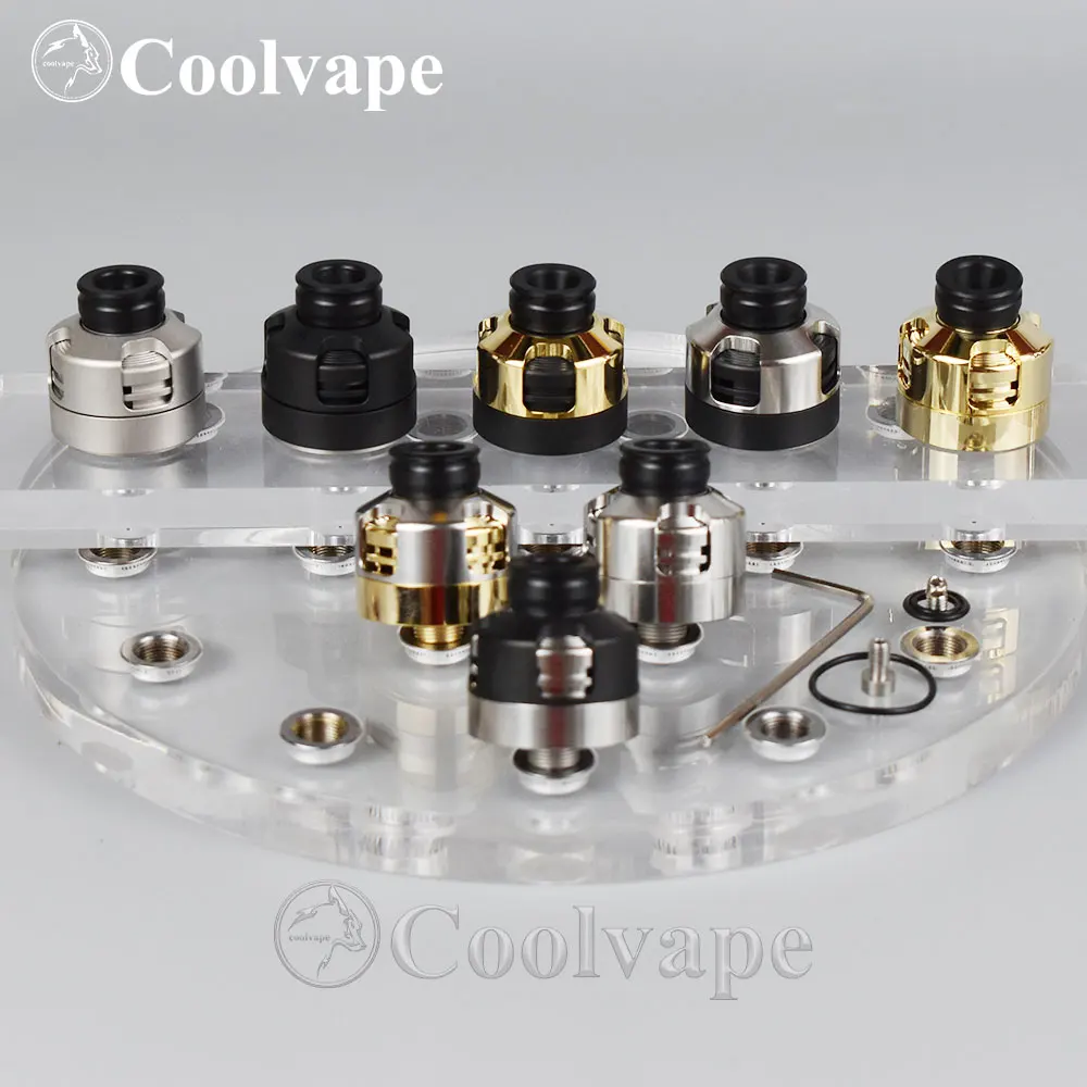 

Чехол-Броня модов двигателя rda 22 мм с bf pin Tank Atomizer 510 нить 316ss электронная сигарета распылитель Одиночная катушка перестраиваемая rda распылитель