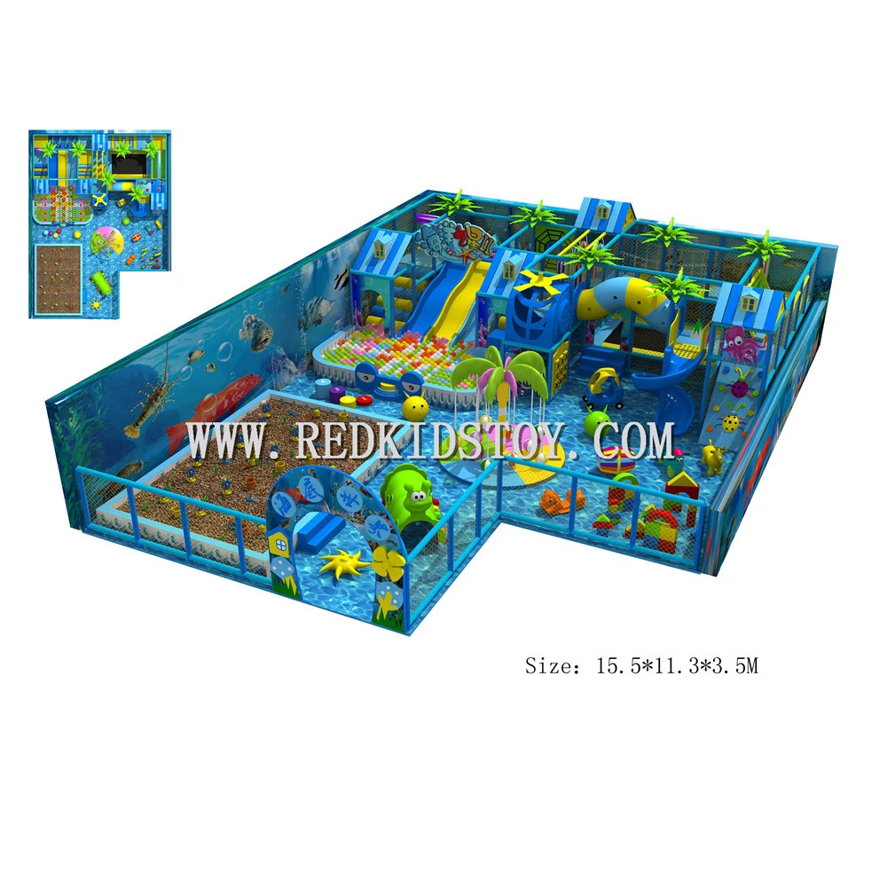 Electronic Kids Indoor Playground Equipment  CE Certificated Nursery Indoor Soft Naughty Castle 150616-B