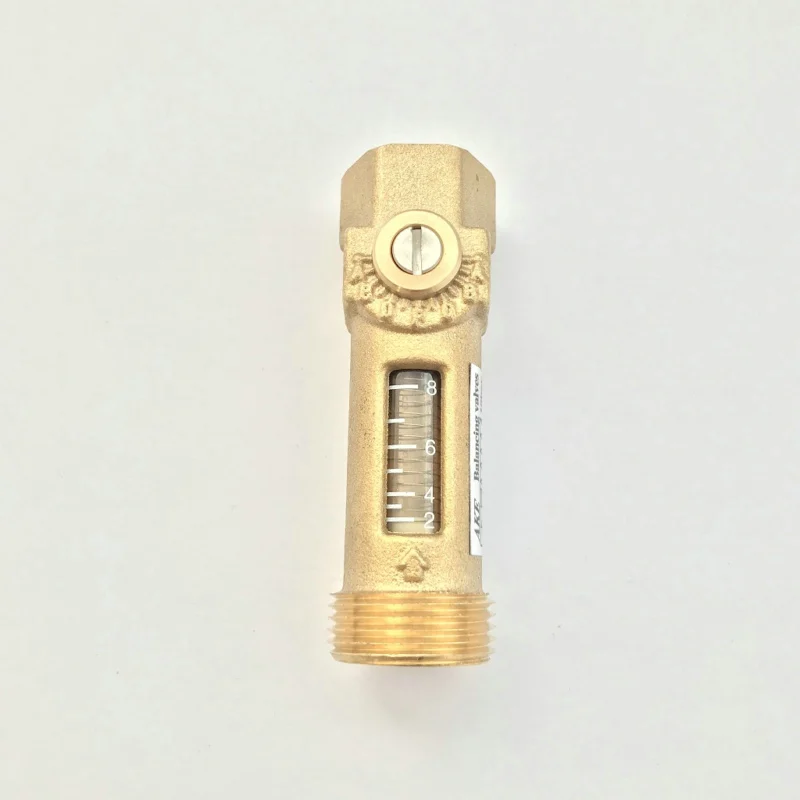 Imagem -04 - Leitura Direta g3 Usc-ms21ta Medidor de Fluxo Mecânico 28l Min da Mola Medidor de Fluxo de Bronze Válvula de Balanceamento do Leitor de Fluxo