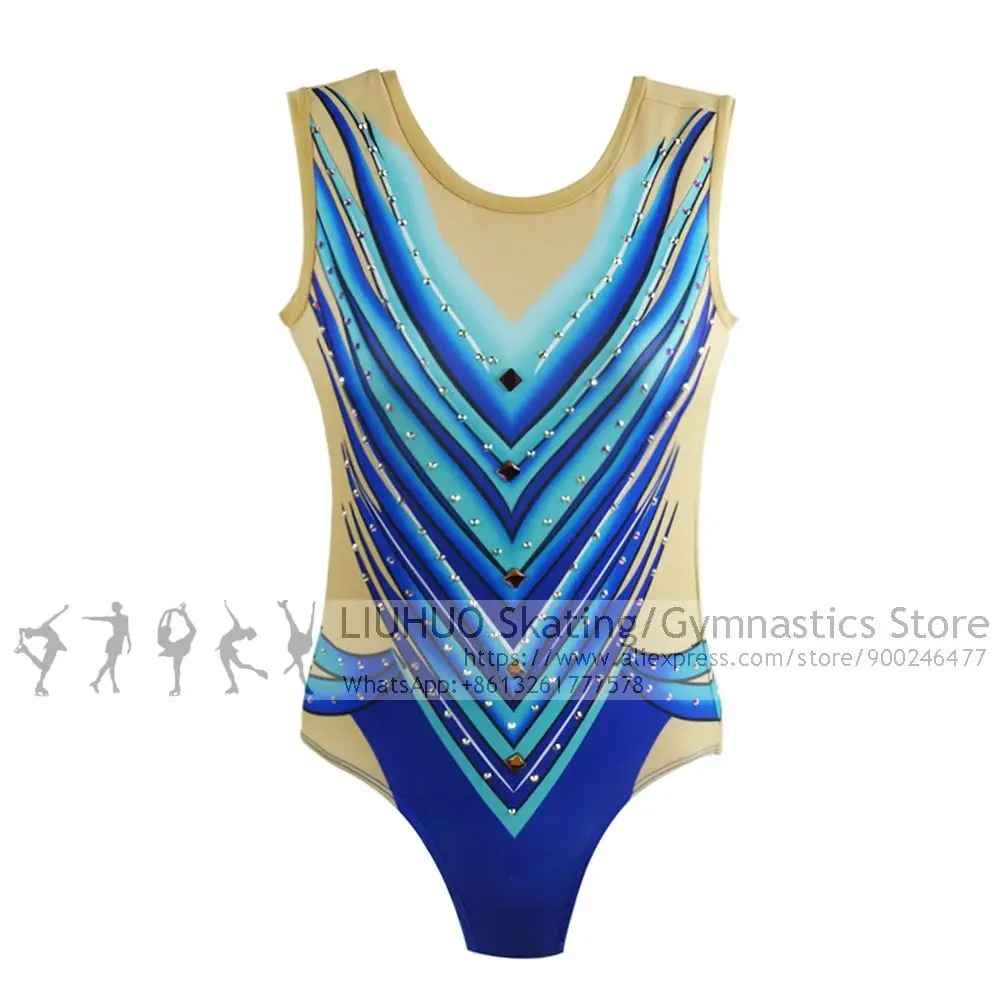 Gymnastics Leotards Girls Teens Competitions  Kids Ice Skating Dress Rhythmic Leotard Artistic Christmas Gifts Multicolor