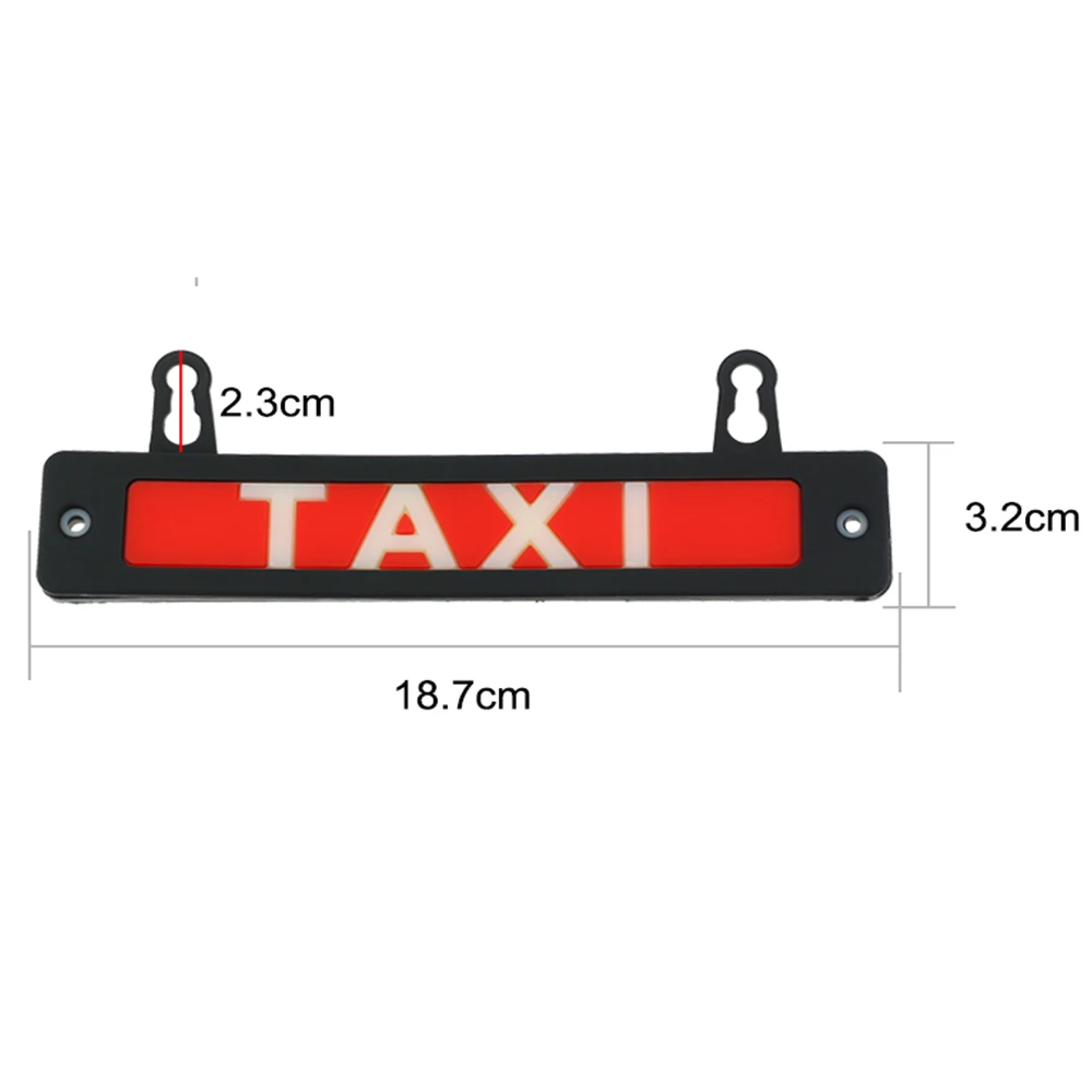 1Pcs LED Taxi Display Signal Indicator Lights 12V LED Cab Top Sign Windshield Lamp