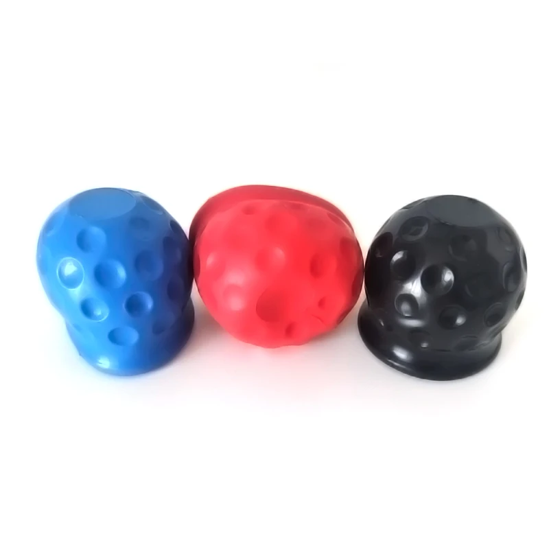 4 Colors Universal 50MM Tow Bar Ball Cover Cap Trailer Ball Cover Tow Bar Cap Hitch Trailer Towball Protect Car Accessories