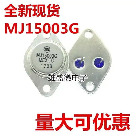 20 개/몫 MJ15003G MJ15003 MJ15004G MJ15024G MJ15025G ~ 3 NPN 트랜지스터 골드 밀봉 튜브 140V20A 100% 무료 배송