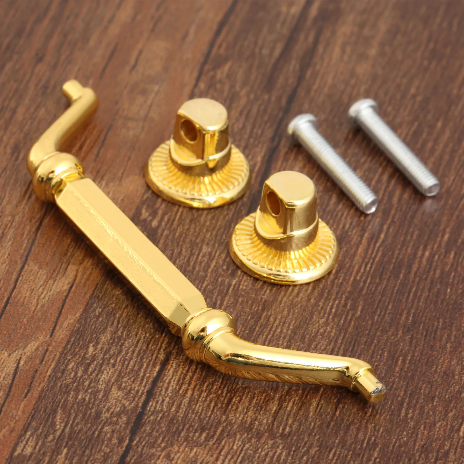 Golden Handle Vintage Pull Brass Knob 114mm*35mm gold Luggage suitcase Cabinet Bookcase Drawer Kitchen Decor Furniture Hardware