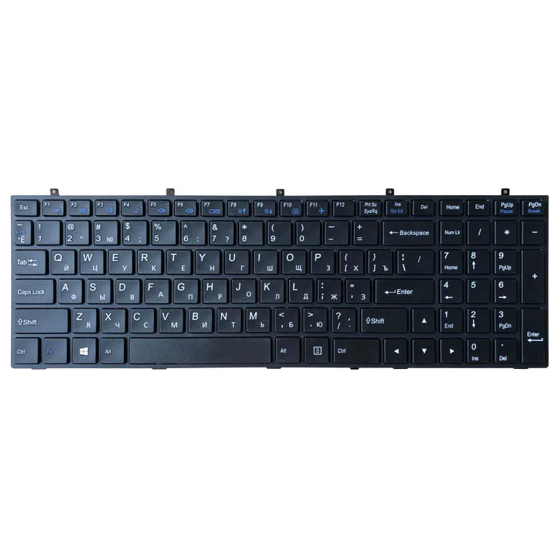 Russian RU Keyboard for DNS Clevo W350 W350ST W350SK W370 W370ST W670 W350SKQ MP-12A36SU-4301W 6-80-W37S0-281-1 keyboard