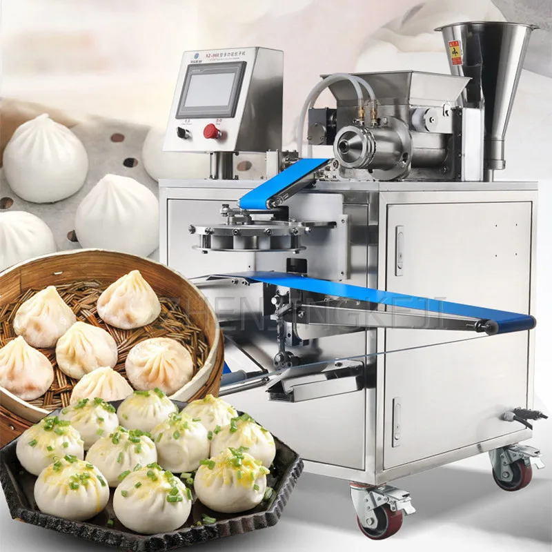 Fresh Crab Steamed Stuffed Bun Machine 220V/380V Vertical Stainless Steel Commercial Fully Automatic Restaurant Equipment 3000W
