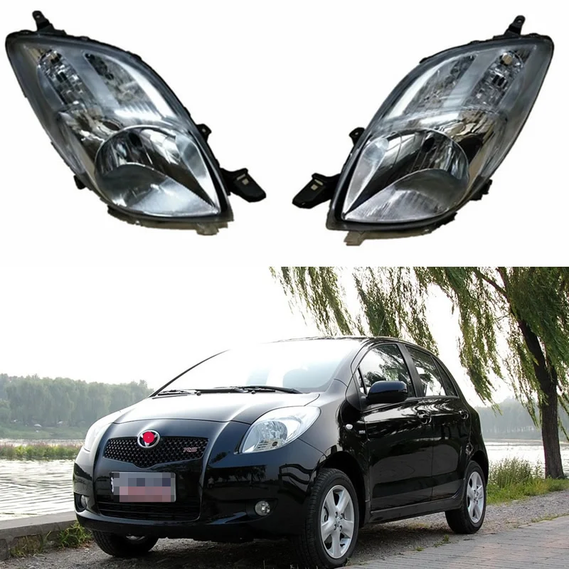 

Для TOYOTA Yaris2008-2013 передняя фара в сборе Yaris налобный фонарь наполовину в сборе система ночного светофора