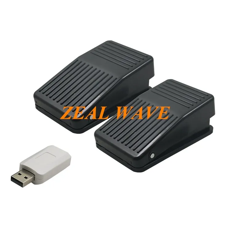 Wireless Foot Switch USB Interface Remote Control Foot Pedal Medical Image Acquisition Controller Customizable Key Value