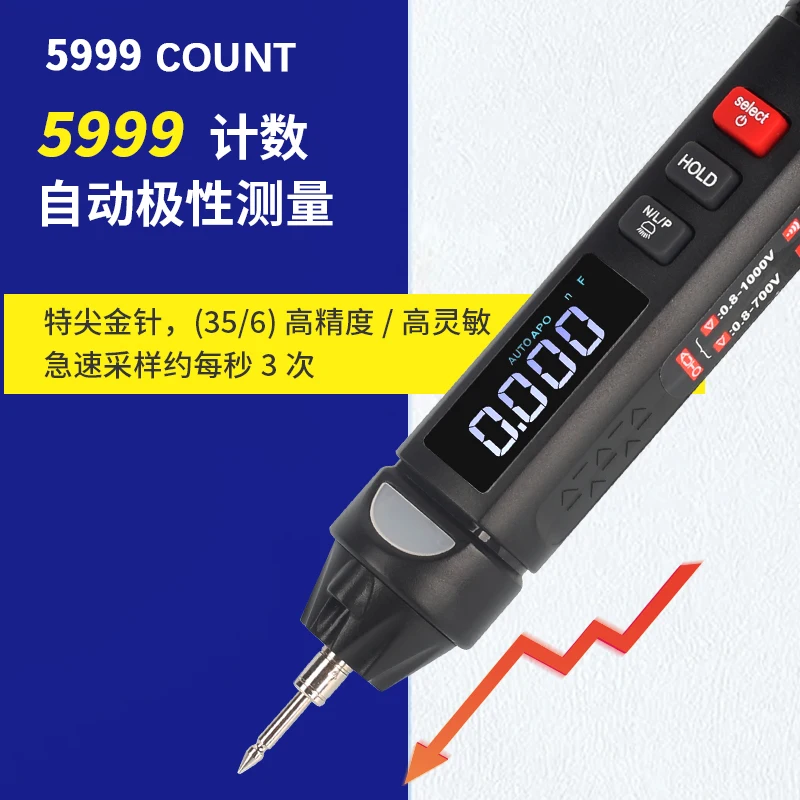 MECHANIKER DM5 digital display stift-typ multimeter automatische messbereich und intelligente anti brennen phase sequenz erkennung