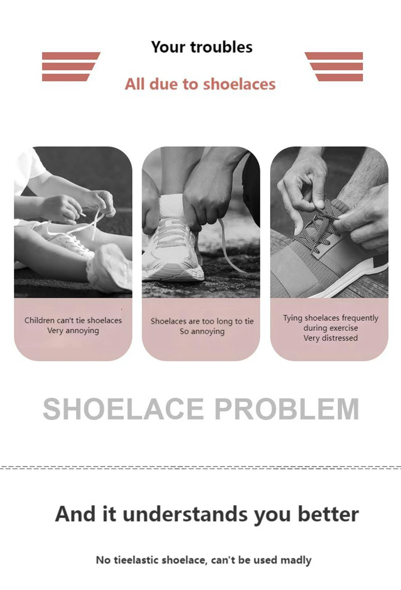Klassische Schnürsenkel mit Schnallenverschluss, flache Schnürsenkel ohne Binden für Sneaker, Kinder und Erwachsene, schnelle und bequeme Schnürsenkel für Schuhe, Zubehör – Detail 6