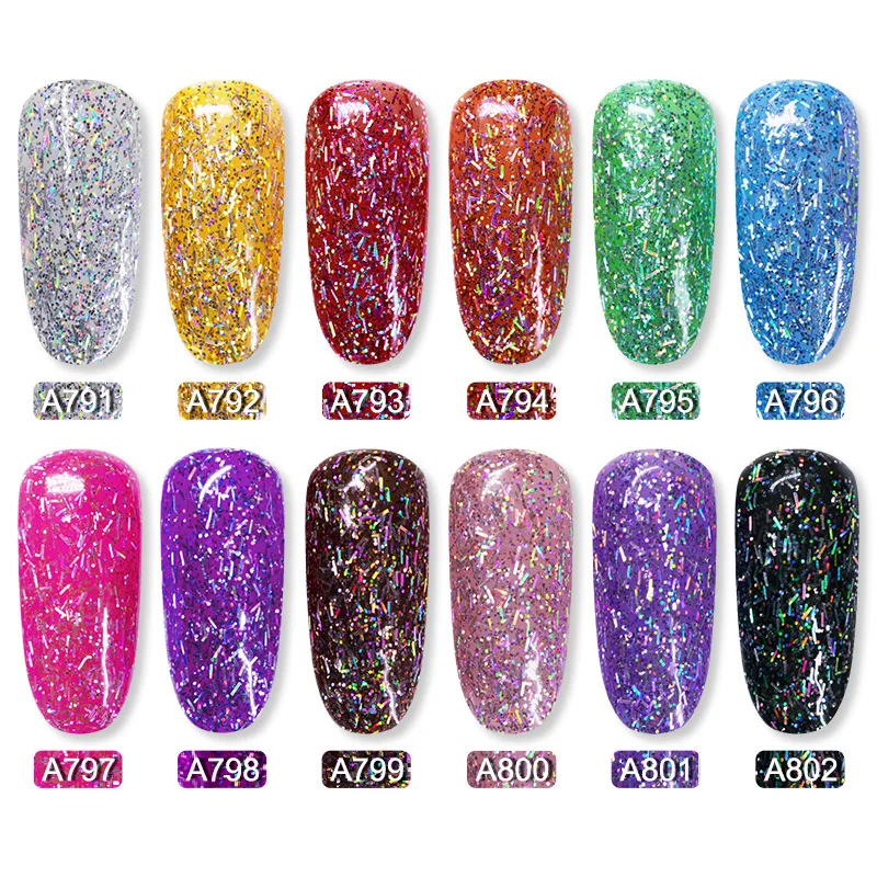 Rosalind Uv Nail Gel Polish Neon Rainbow Hybrid Vernis Platina 5 Ml Gel Verf Set Voor Manicure Semi Permanente Base top Gel Lak