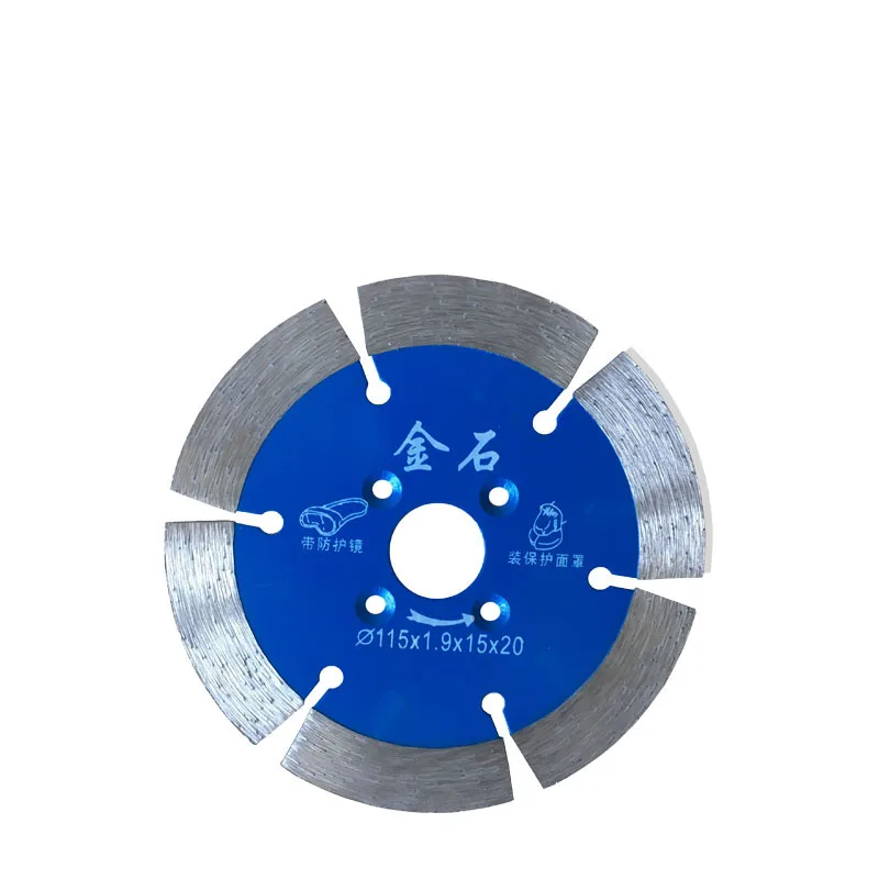 

3PCS/Set 4 1/2IN Cutting Stones Diamond Segment Metal Saw Blade For Concrete Marble Granite