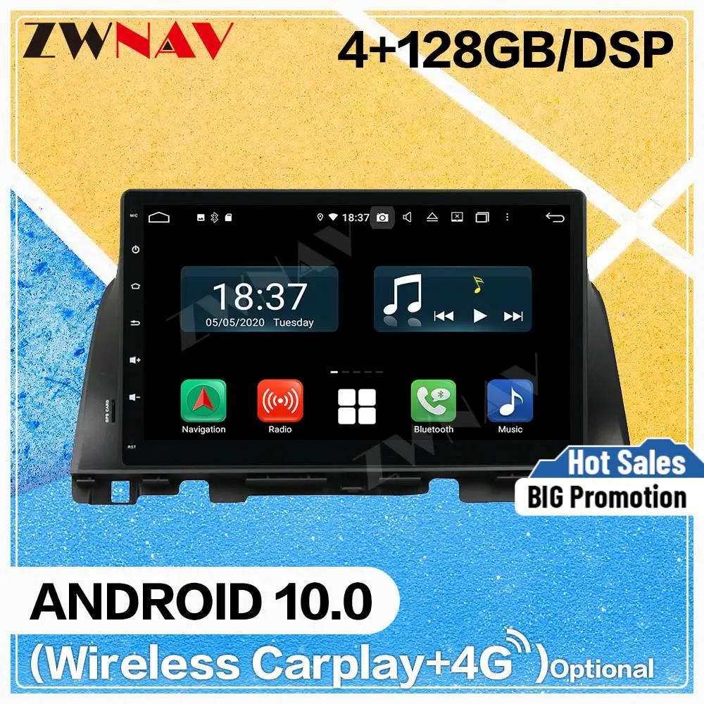 128G Carplay Android10 screen Multimedia DVD Player for KIA K5 OPTIMA car GPS Navigation Auto Audio Radio Video Stereo Head unit