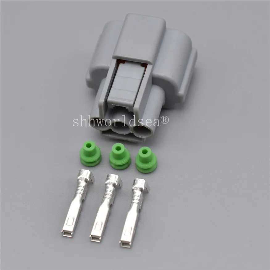 1Sets 3 Pin auto waterproof connector sensor plug PU465-03127 For JAC Mitsubishi EVO Outlander Pajero Ignition Coil Plug